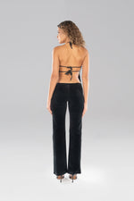 Load image into Gallery viewer, Naomi Black Flower Top