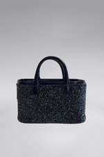 Load image into Gallery viewer, Small Crystal Patent Flap Tote