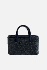 Load image into Gallery viewer, Small Crystal Patent Flap Tote