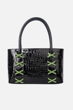 Load image into Gallery viewer, Large Kriss Patent Leather Wedge Tote