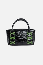 Load image into Gallery viewer, Small Kriss Patent Leather Wedge Tote