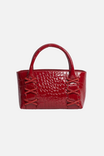 Load image into Gallery viewer, Small Kriss Patent Leather Wedge Tote