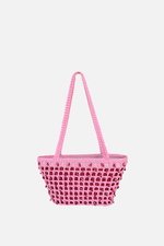 Load image into Gallery viewer, Zoya Crochet Crystal Beach Bag