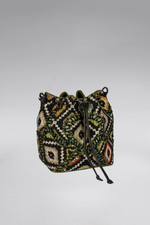 Load image into Gallery viewer, Large Patchy Carpet Bucket Bag