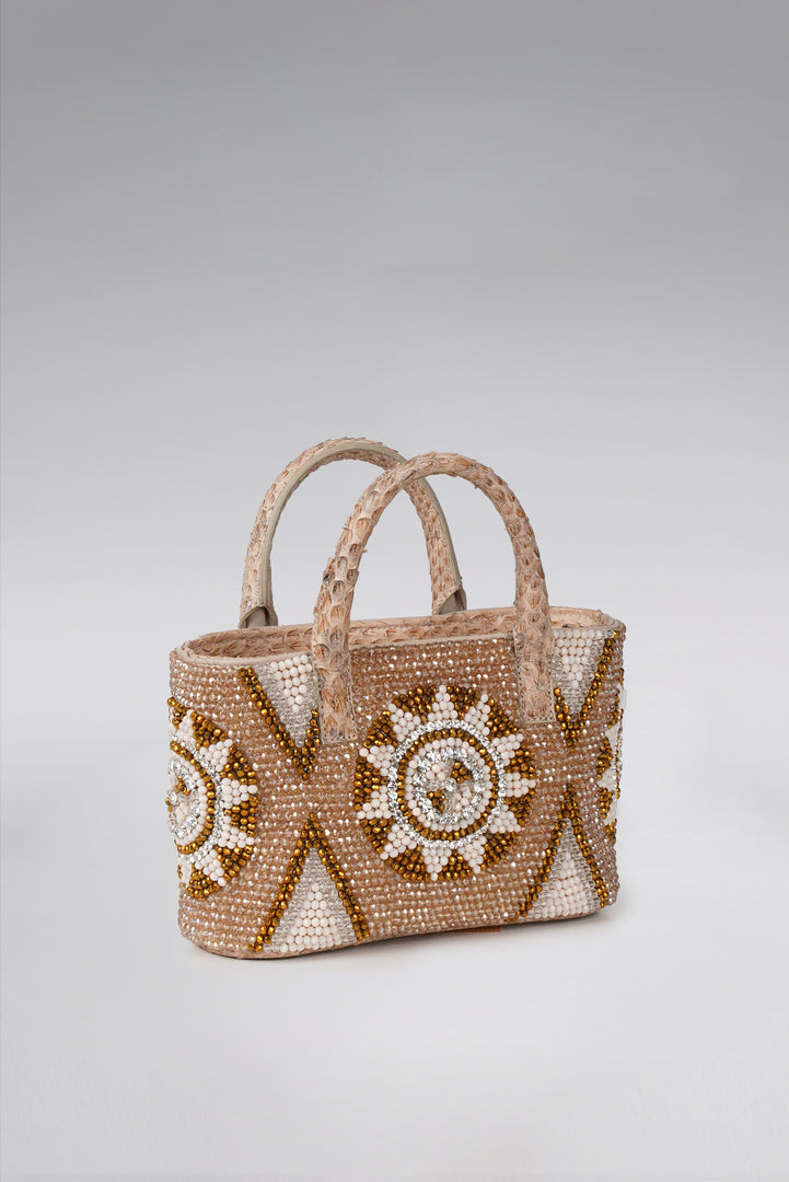 Midi  Arabia Snakeskin Pop Tote