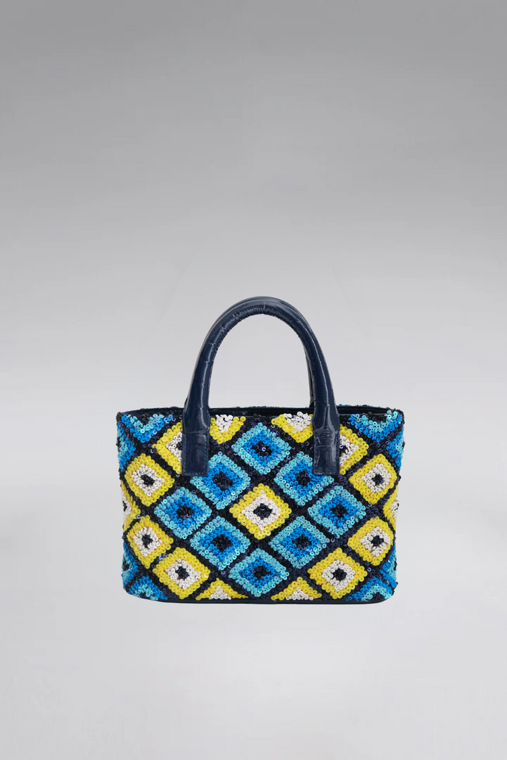 Midi Dazzle Patent Pop Tote