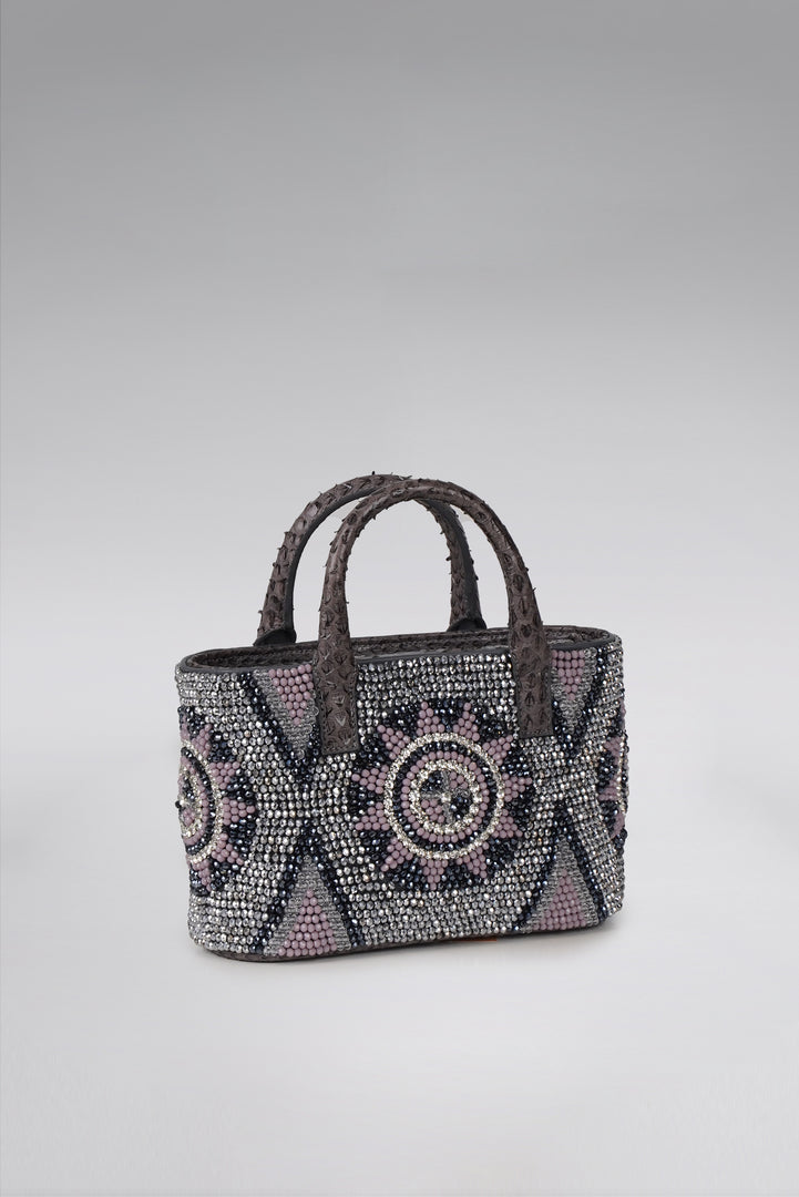 Midi  Arabia Snakeskin Pop Tote