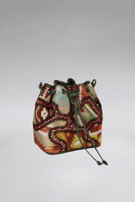 Load image into Gallery viewer, Large Patchy Carpet Bucket Bag