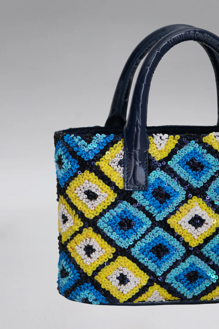 Midi Dazzle Patent Pop Tote