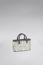 Load image into Gallery viewer, Pearl Flap Snakeskin Tote Bag