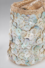 Load image into Gallery viewer, Pearl Flap Snakeskin Tote Bag