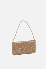 Load image into Gallery viewer, Large Crystal Snakeskin Slim Shoulder Bag