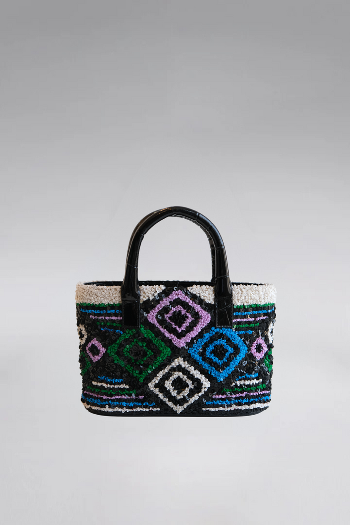 Midi Dazzle Patent Pop Tote