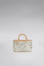 Load image into Gallery viewer, Pearl Flap Snakeskin Tote Bag
