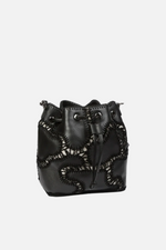 Load image into Gallery viewer, Large Patchy Leather Bucket Bag