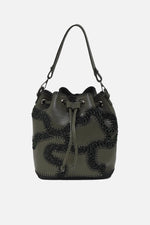 Load image into Gallery viewer, Large Patchy Leather Bucket Bag