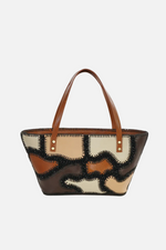 Load image into Gallery viewer, Medium Patchy Leather Tote