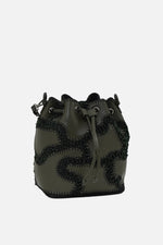 Load image into Gallery viewer, Large Patchy Leather Bucket Bag