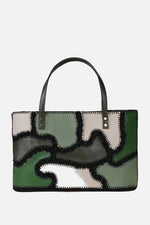 Load image into Gallery viewer, Large Patchy Leather Shopper Tote