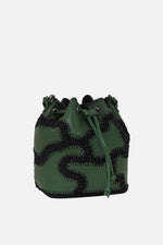 Load image into Gallery viewer, Large Patchy Leather Bucket Bag