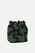 Load image into Gallery viewer, Large Patchy Leather Bucket Bag