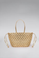 Load image into Gallery viewer, Large Weave Crescent Beach Bag