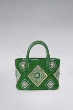 Load image into Gallery viewer, Midi Aztic Patent Pop Tote