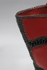 Load image into Gallery viewer, Large Patchy Leather Tote