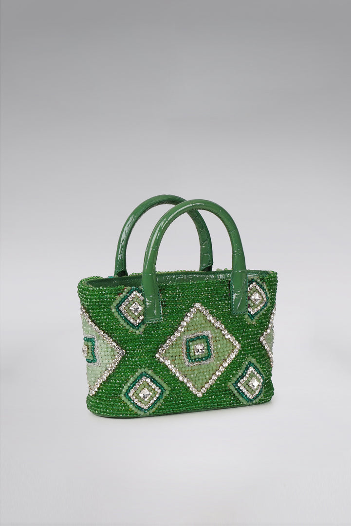 Midi Aztic Patent Pop Tote
