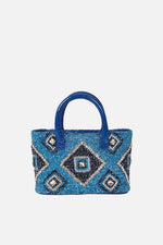 Load image into Gallery viewer, Midi Aztic Patent Pop Tote