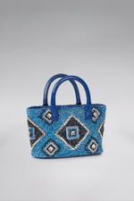 Load image into Gallery viewer, Midi Aztic Patent Pop Tote
