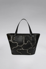 Load image into Gallery viewer, Large Patchy Leather Tote