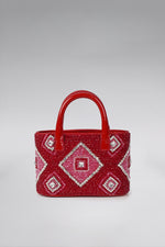 Load image into Gallery viewer, Midi Aztic Patent Pop Tote