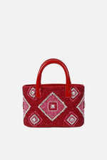Load image into Gallery viewer, Midi Aztic Patent Pop Tote