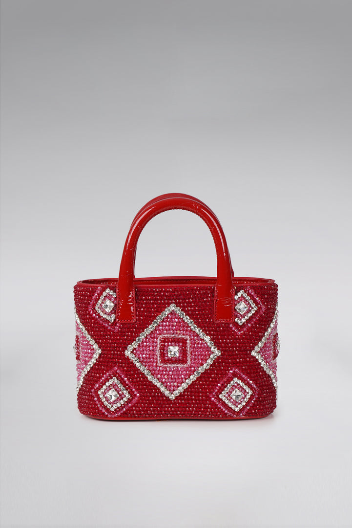 Midi Aztic Patent Pop Tote