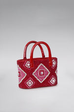 Load image into Gallery viewer, Midi Aztic Patent Pop Tote