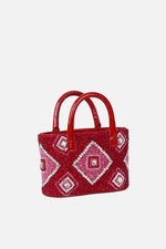 Load image into Gallery viewer, Midi Aztic Patent Pop Tote