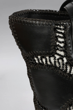 Load image into Gallery viewer, Large Patchy Leather Tote