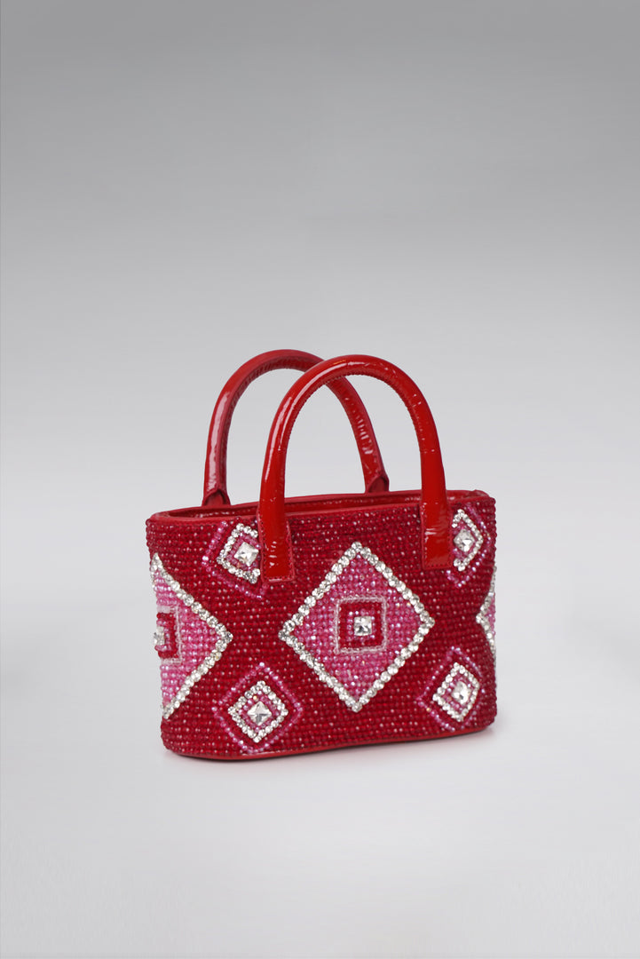 Midi Aztic Patent Pop Tote