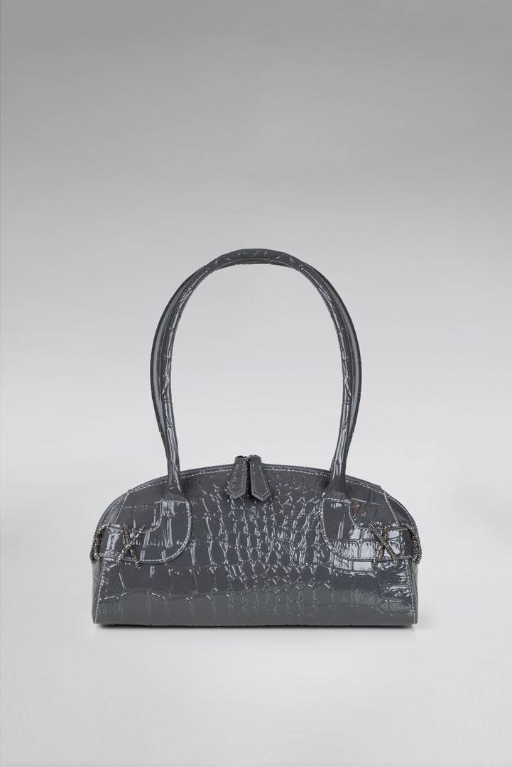 Kriss Patent Shoulder Bag