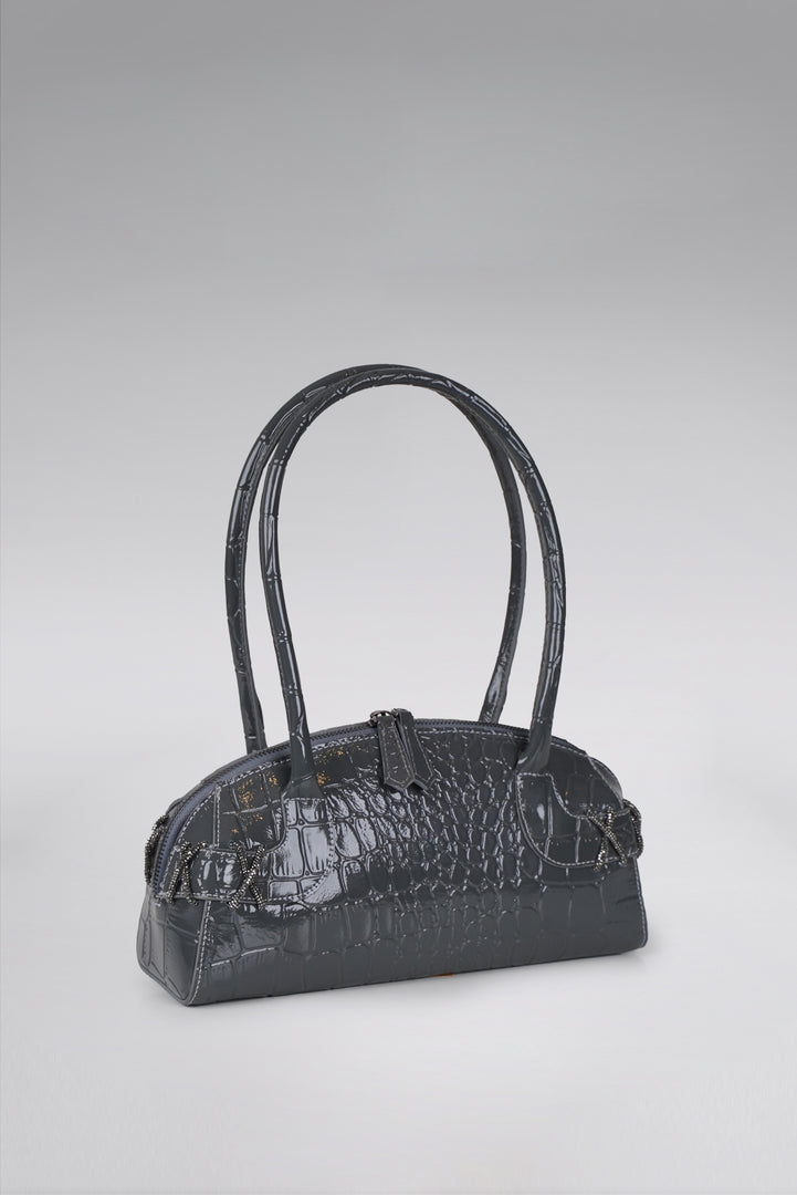 Kriss Patent Shoulder Bag