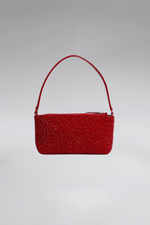 Load image into Gallery viewer, Large Crystal Patent Slim Shoulder Bag