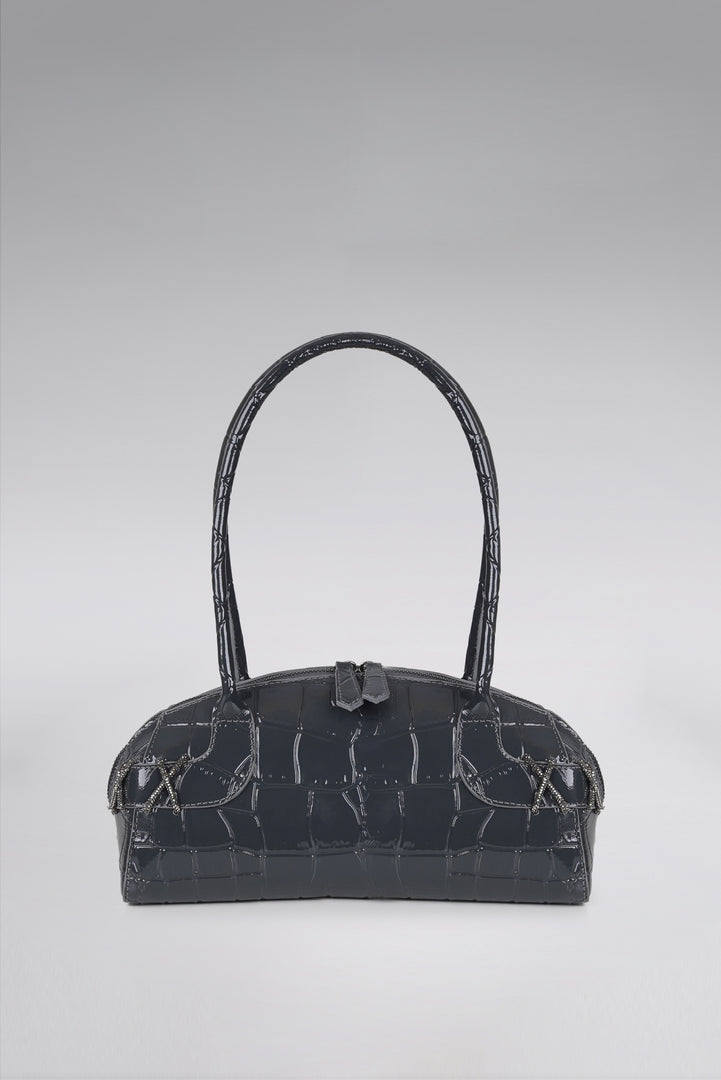 Kriss Patent Shoulder Bag