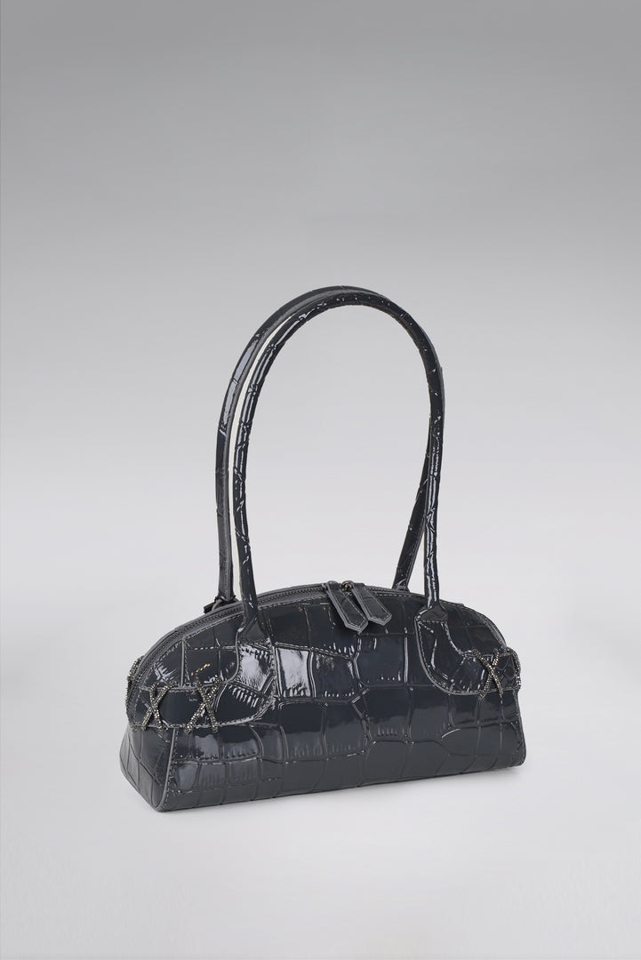 Kriss Patent Shoulder Bag