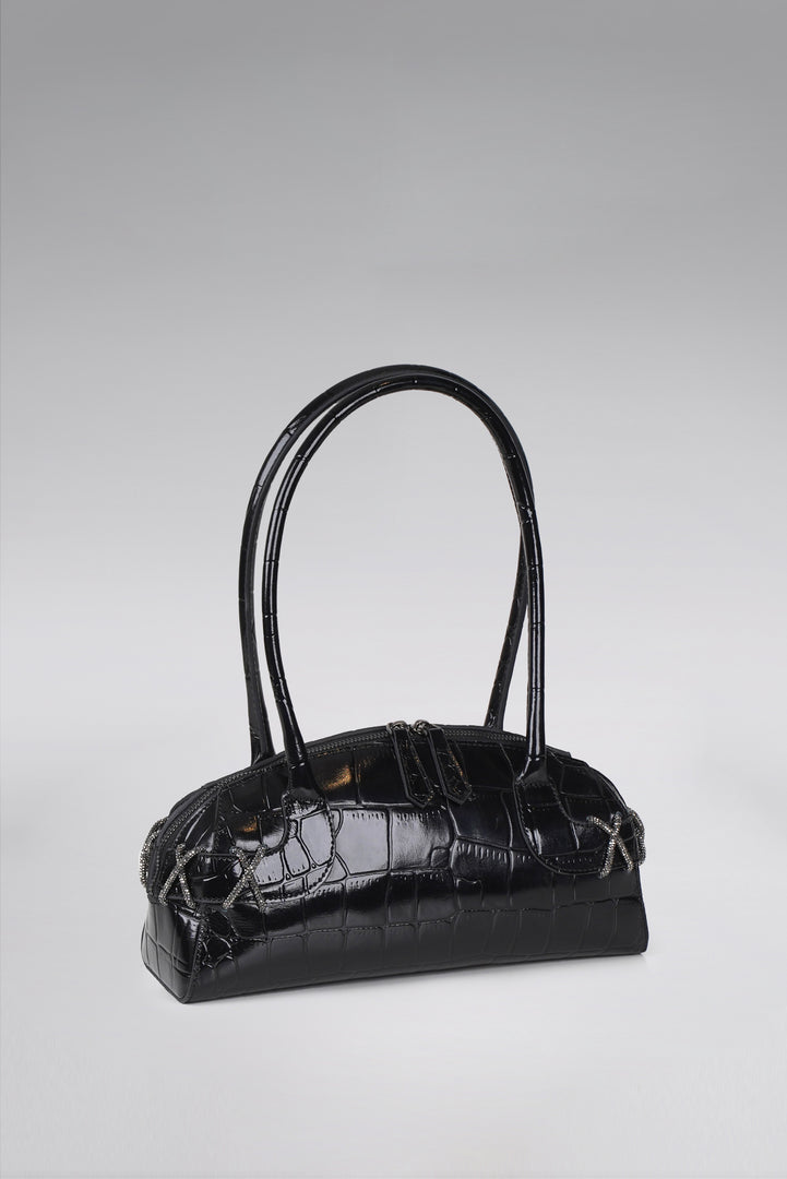 Kriss Patent Shoulder Bag
