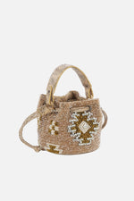Load image into Gallery viewer, Mini Aztec Snakeskin Bucket Bag