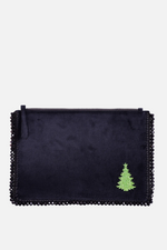 Load image into Gallery viewer, Shaki Crystal Velvet Clutch