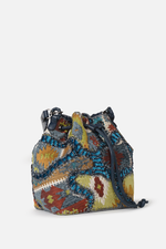 Load image into Gallery viewer, Large Patchy Carpet Bucket Bag