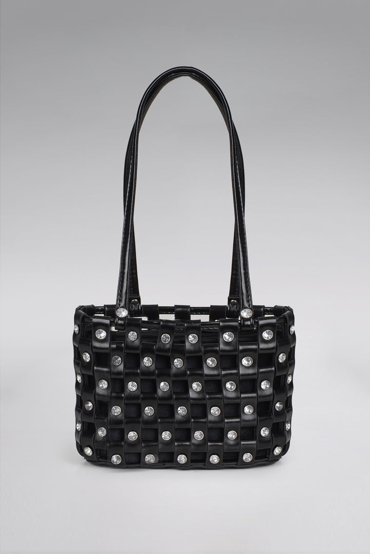 Small Weave Shoulder Bag