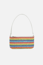 Load image into Gallery viewer, Small Crystal Patent Slim Shoulder Bag
